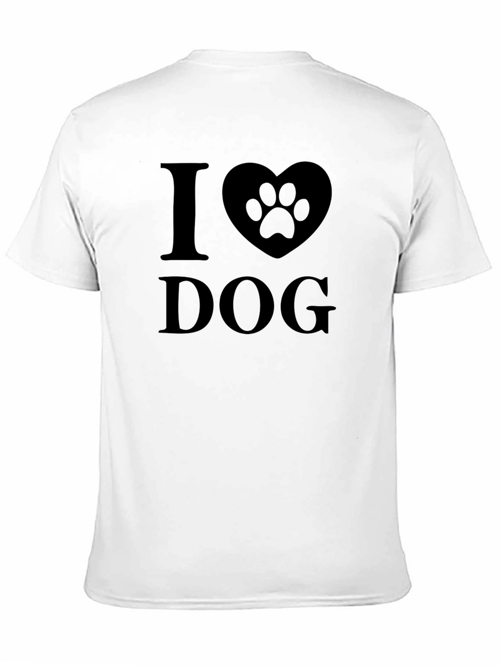 I Heart Dog Black Graphic Tee