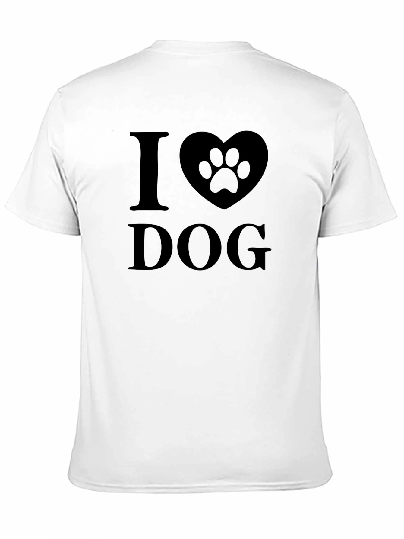 I Heart Dog Black Graphic Tee