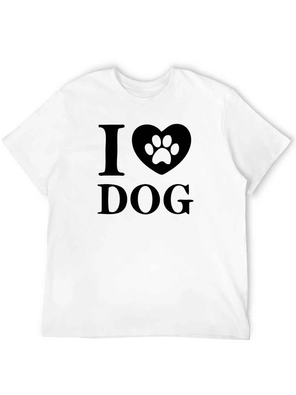 I Heart Dog Black Graphic Tee
