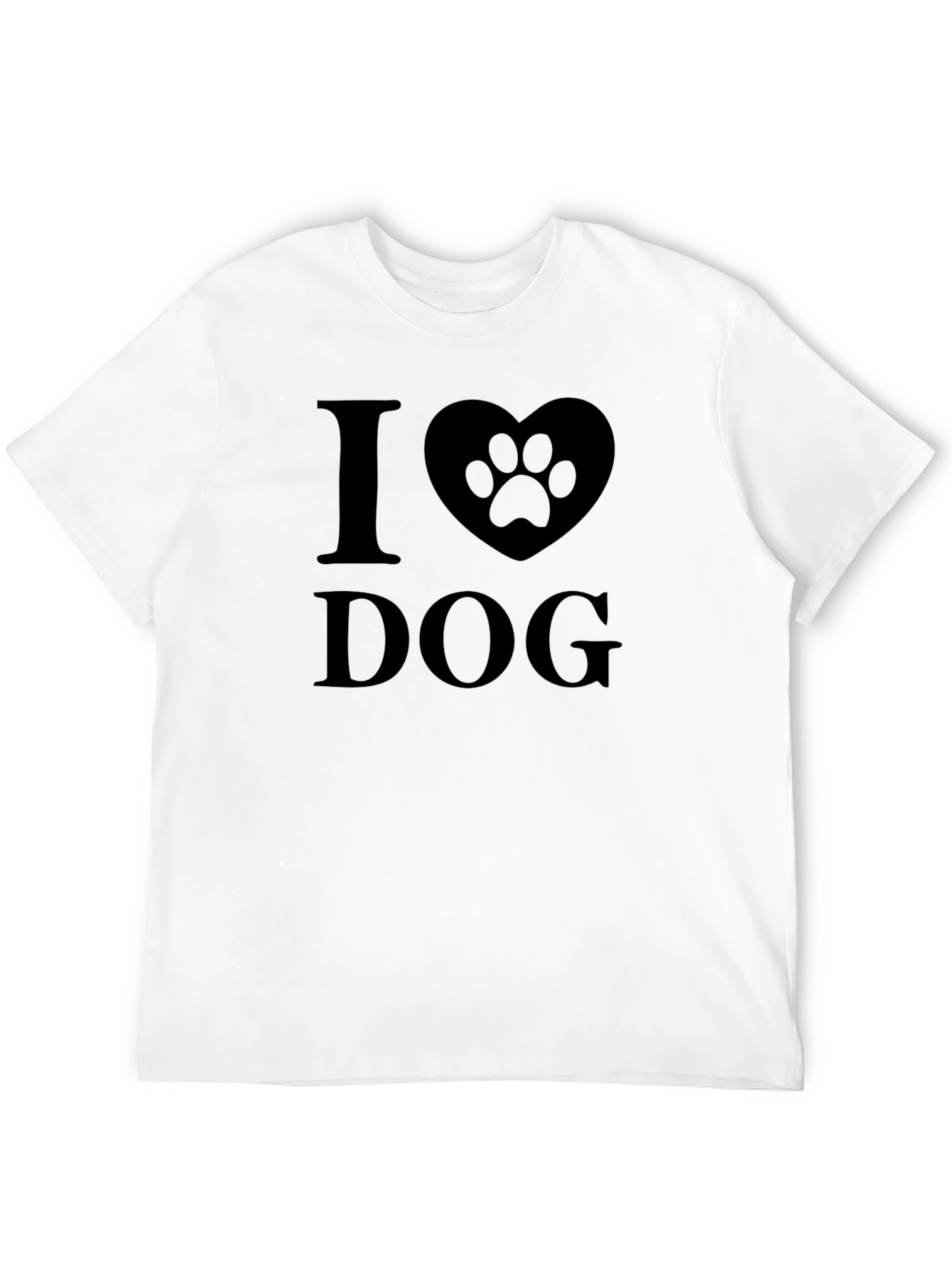 I Heart Dog Black Graphic Tee