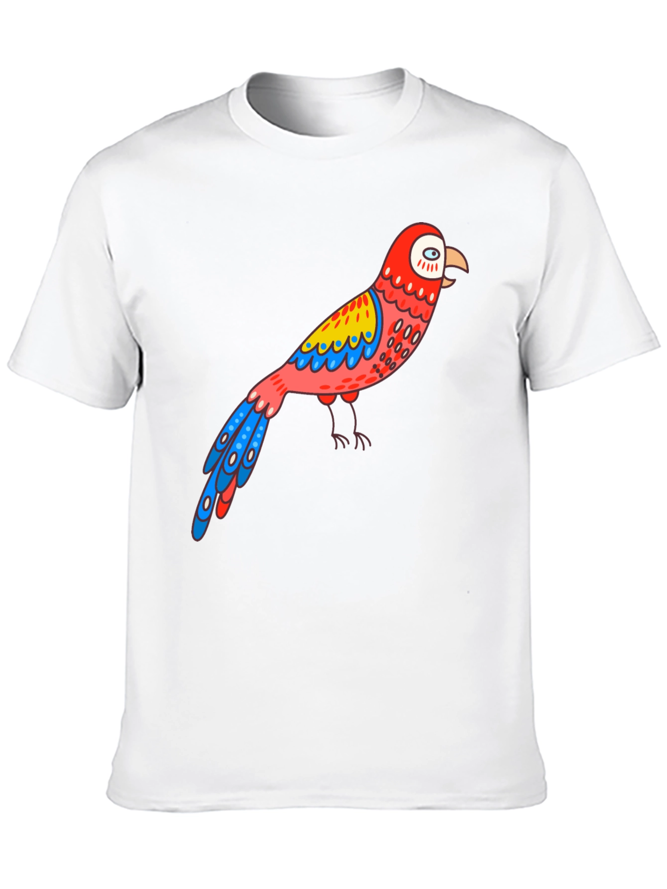 Parrot Graphic Black T-Shirt