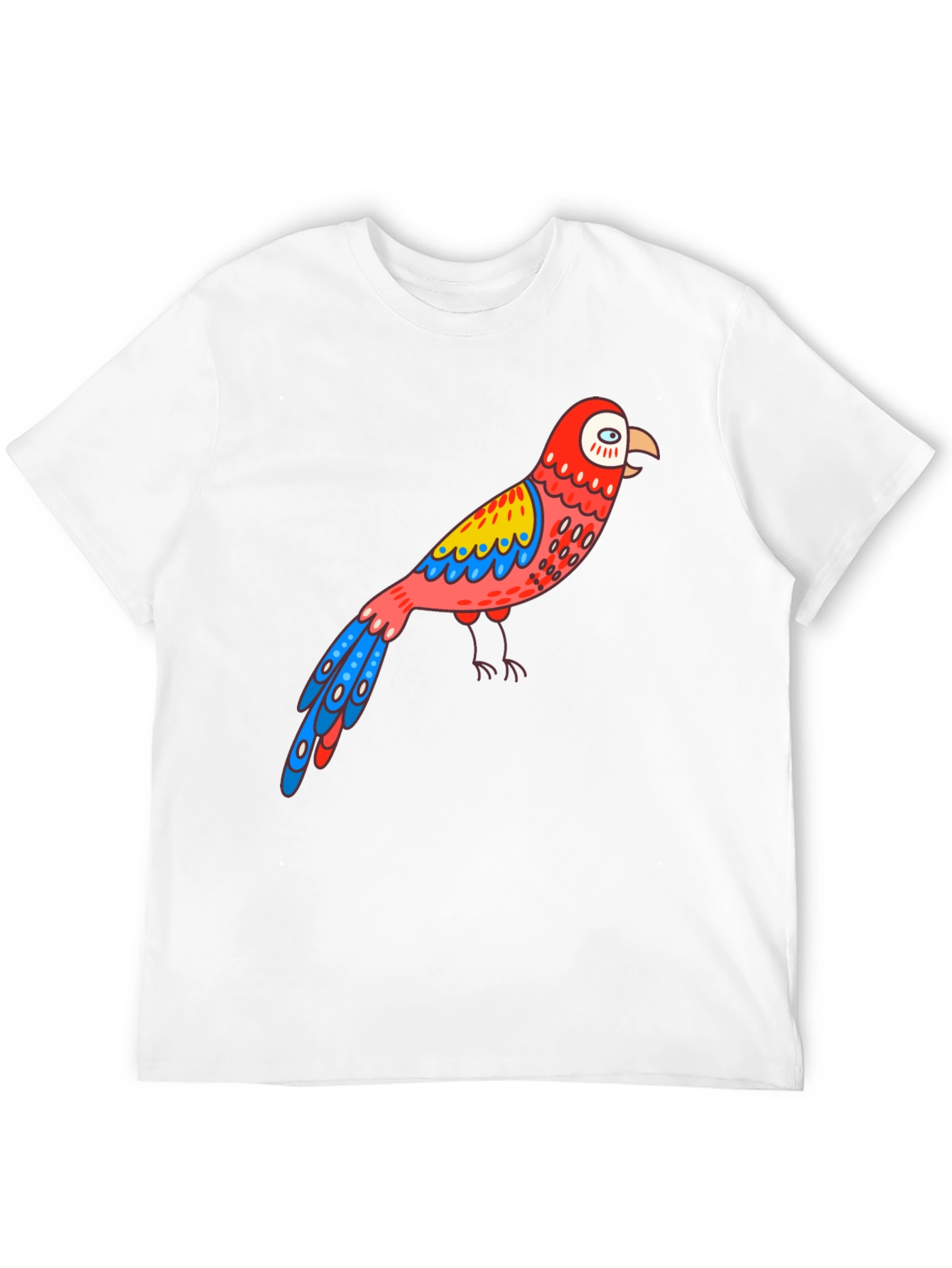Parrot Graphic Black T-Shirt