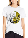 Yin Yang Tree Graphic Tee - Nature Inspired Design