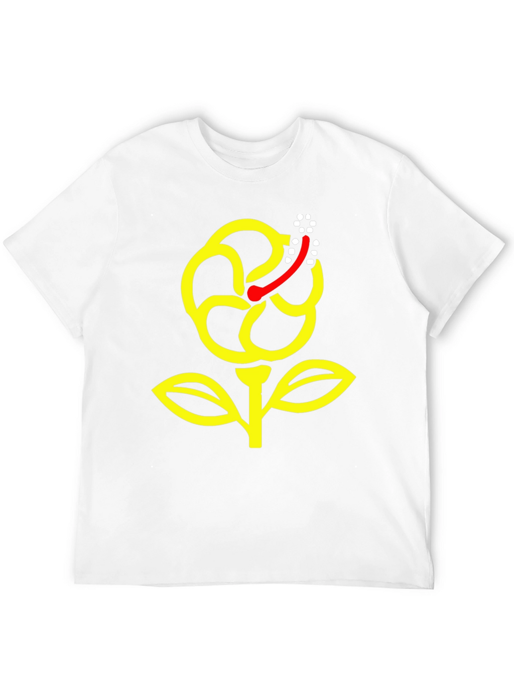 Floral Graphic Black T-Shirt - Modern Design