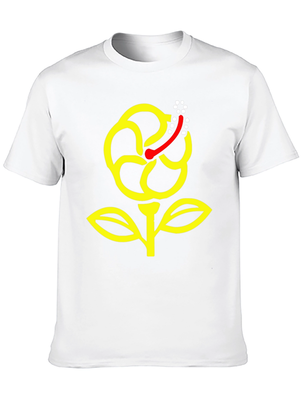 Floral Graphic Black T-Shirt - Modern Design