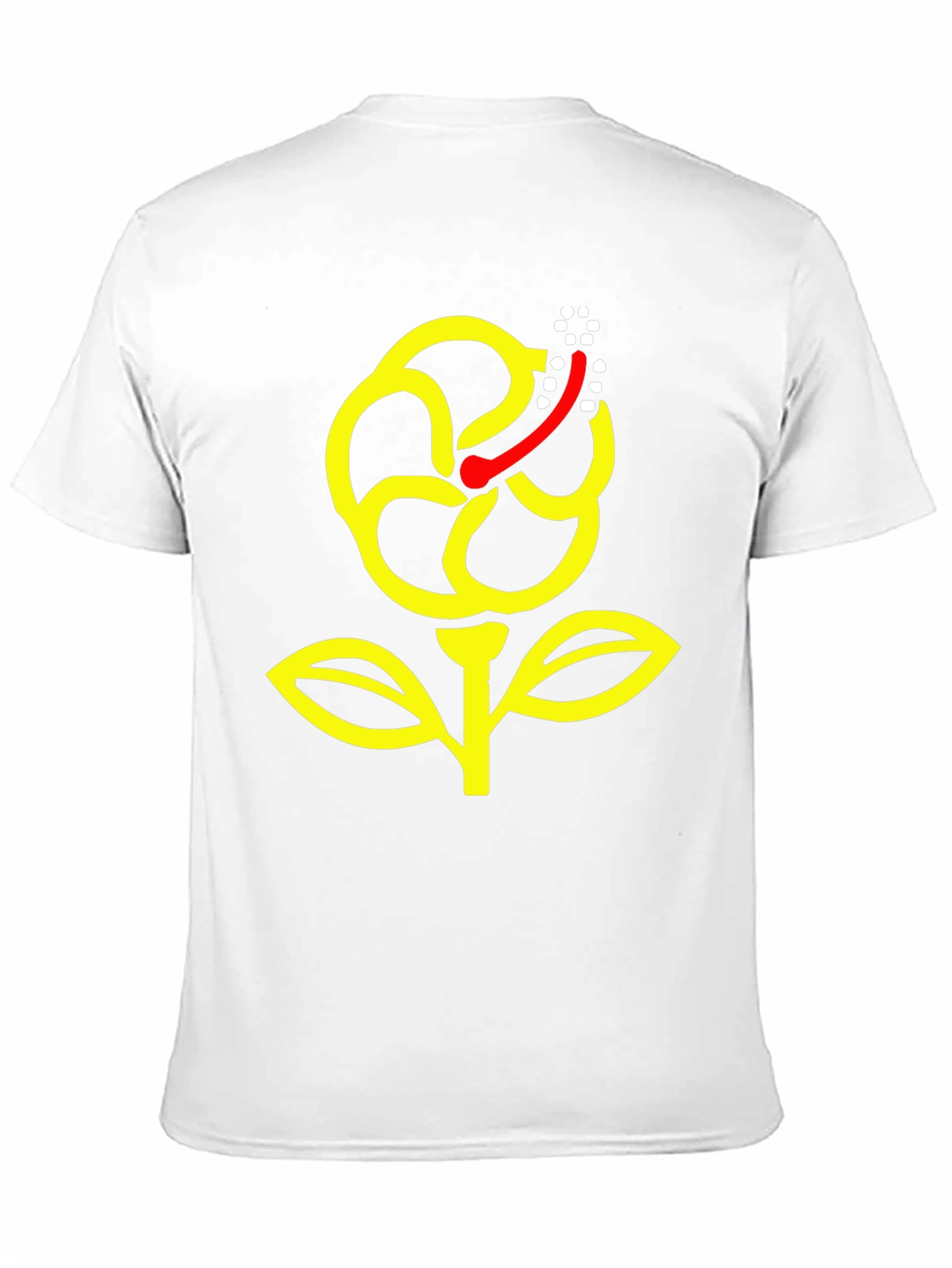 Floral Graphic Black T-Shirt - Modern Design