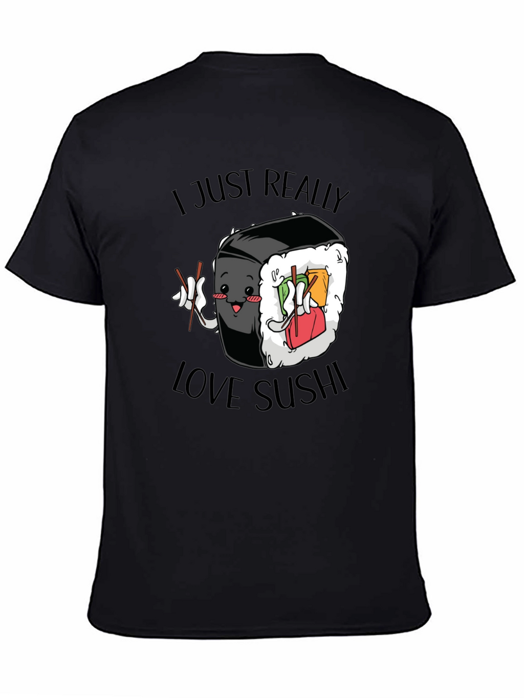 Sushi Lover Graphic Tee - Cute Foodie T-Shirt