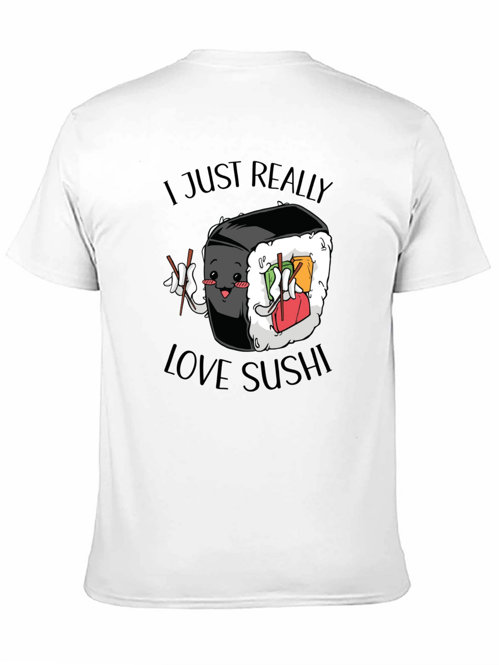 Sushi Lover Graphic Tee - Cute Foodie T-Shirt
