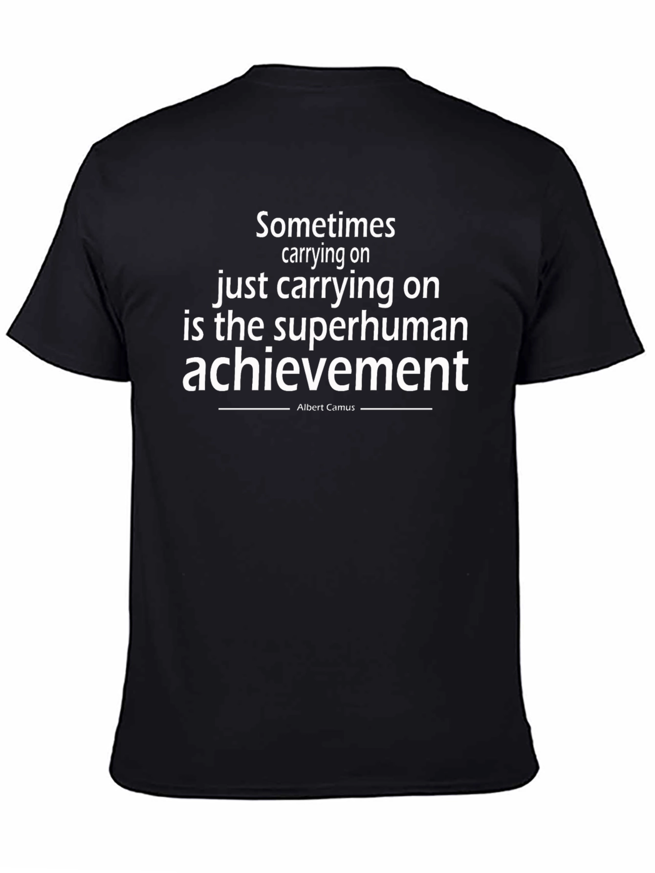 Superhuman Achievement Graphic T-Shirt - Black