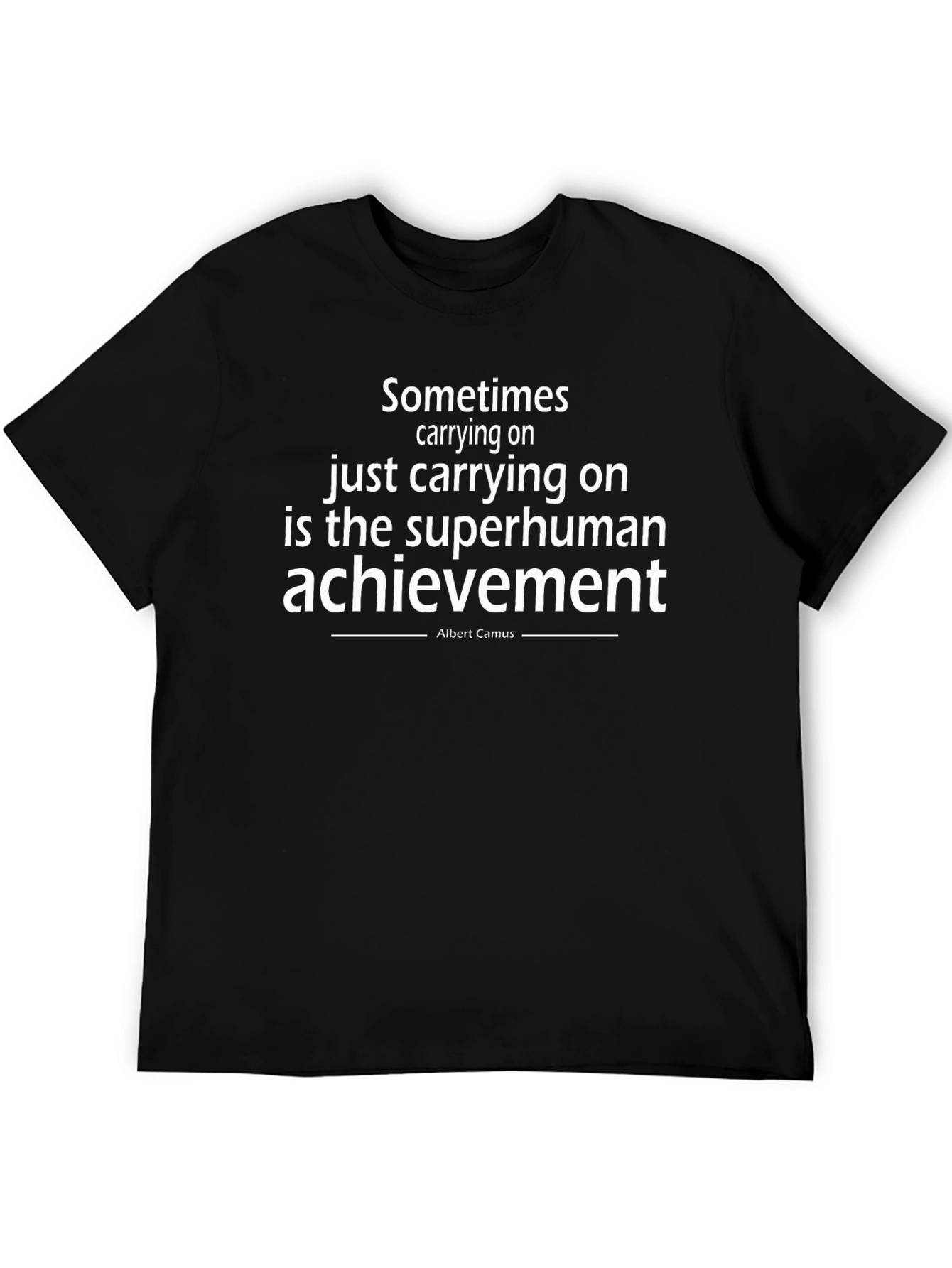Superhuman Achievement Graphic T-Shirt - Black
