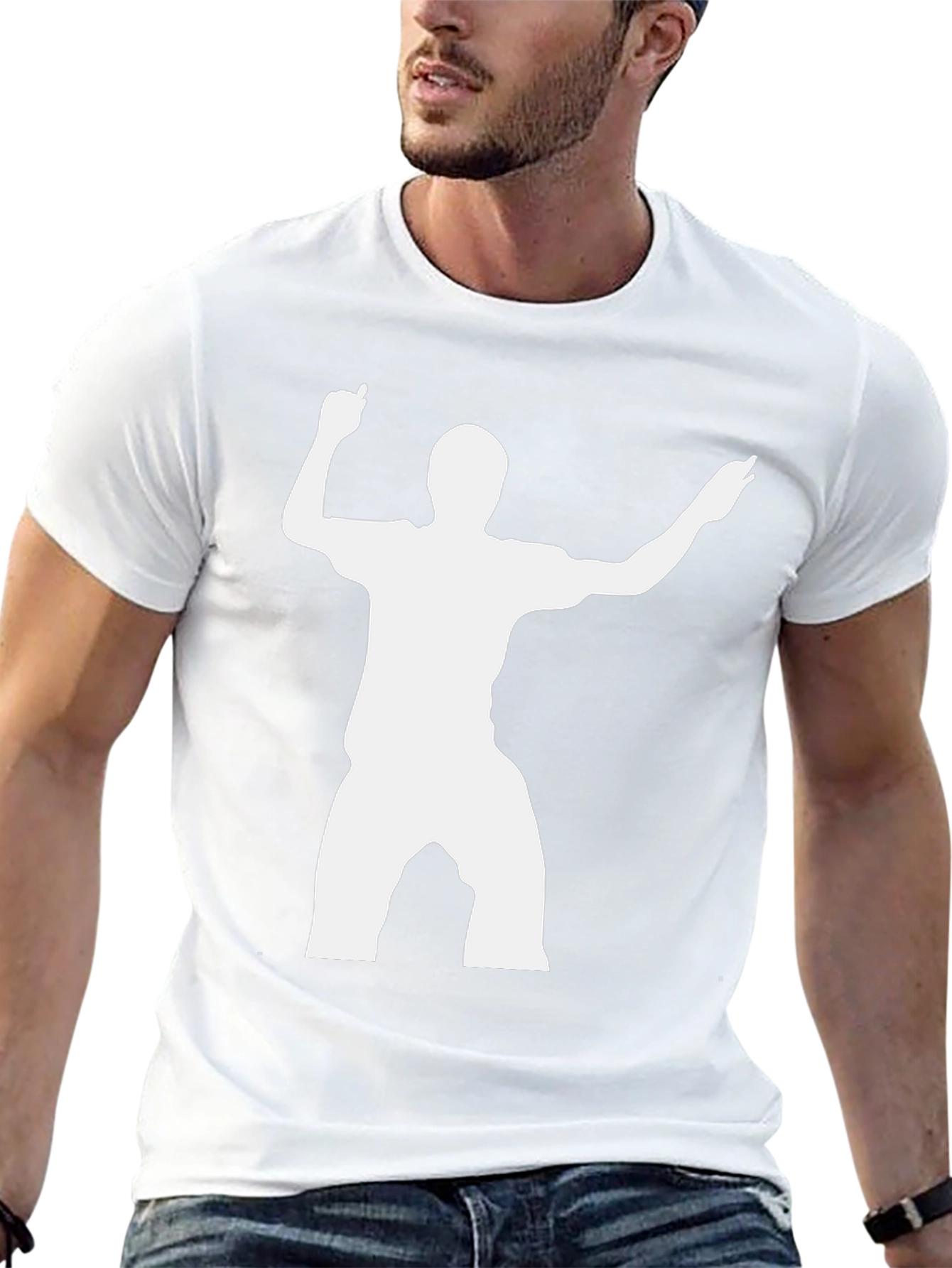 Silhouette Dancer Graphic T-Shirt - Black