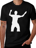Silhouette Dancer Graphic T-Shirt - Black