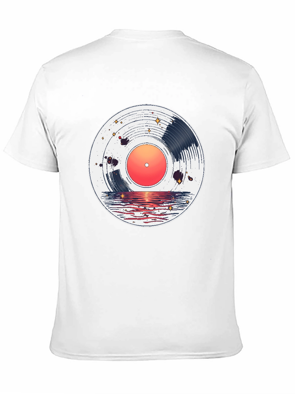 Sunset Vinyl Record Graphic Tee