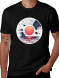 Sunset Vinyl Record Graphic Tee