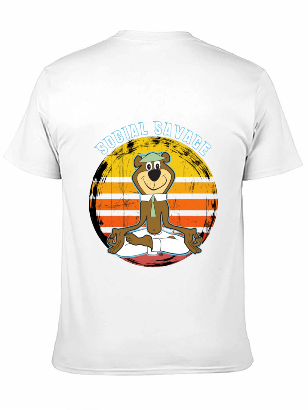 Social Savage Yogi Bear Graphic Tee - Relaxed Fit