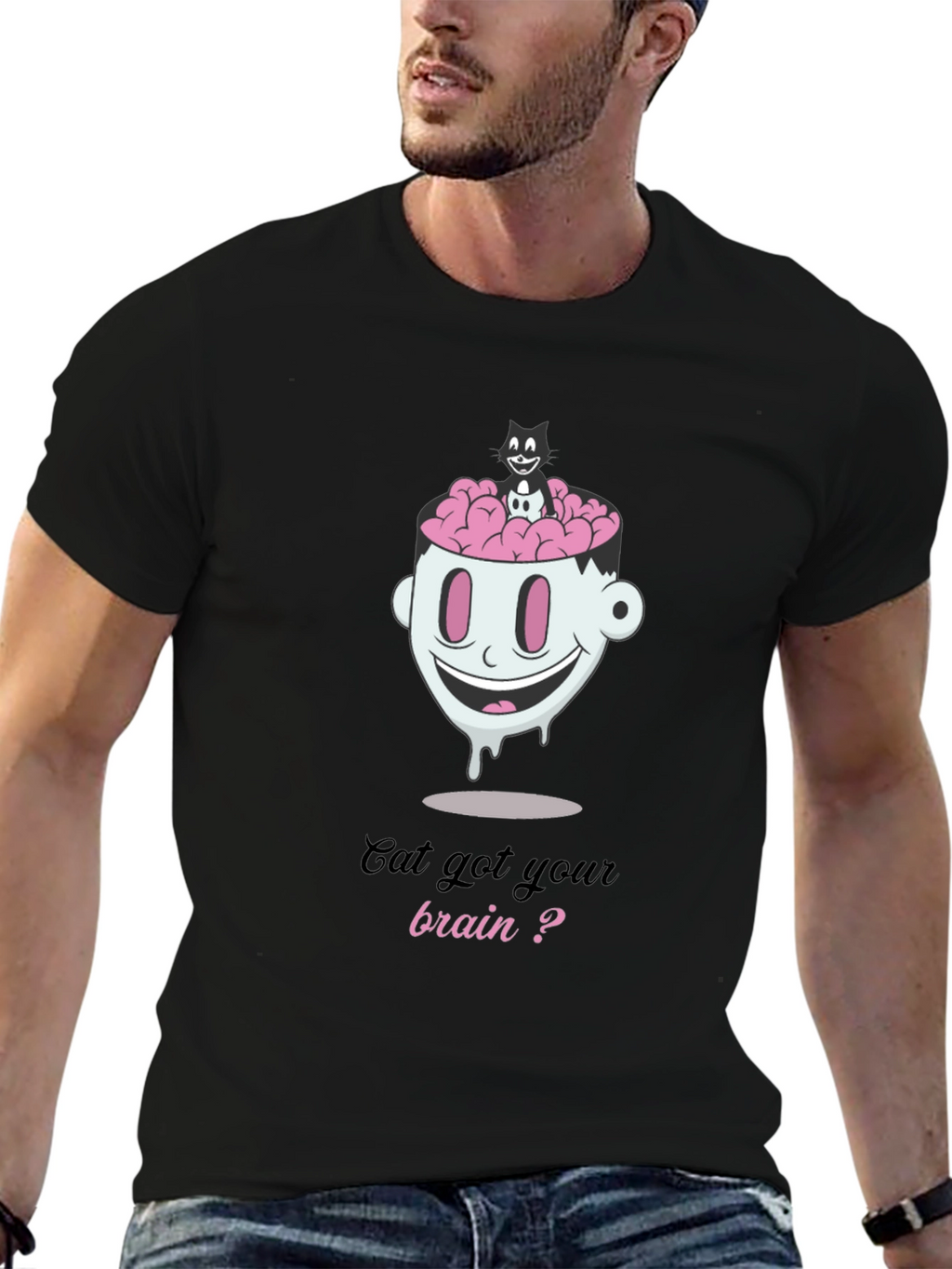 Cat Got Your Brain? Graphic Tee