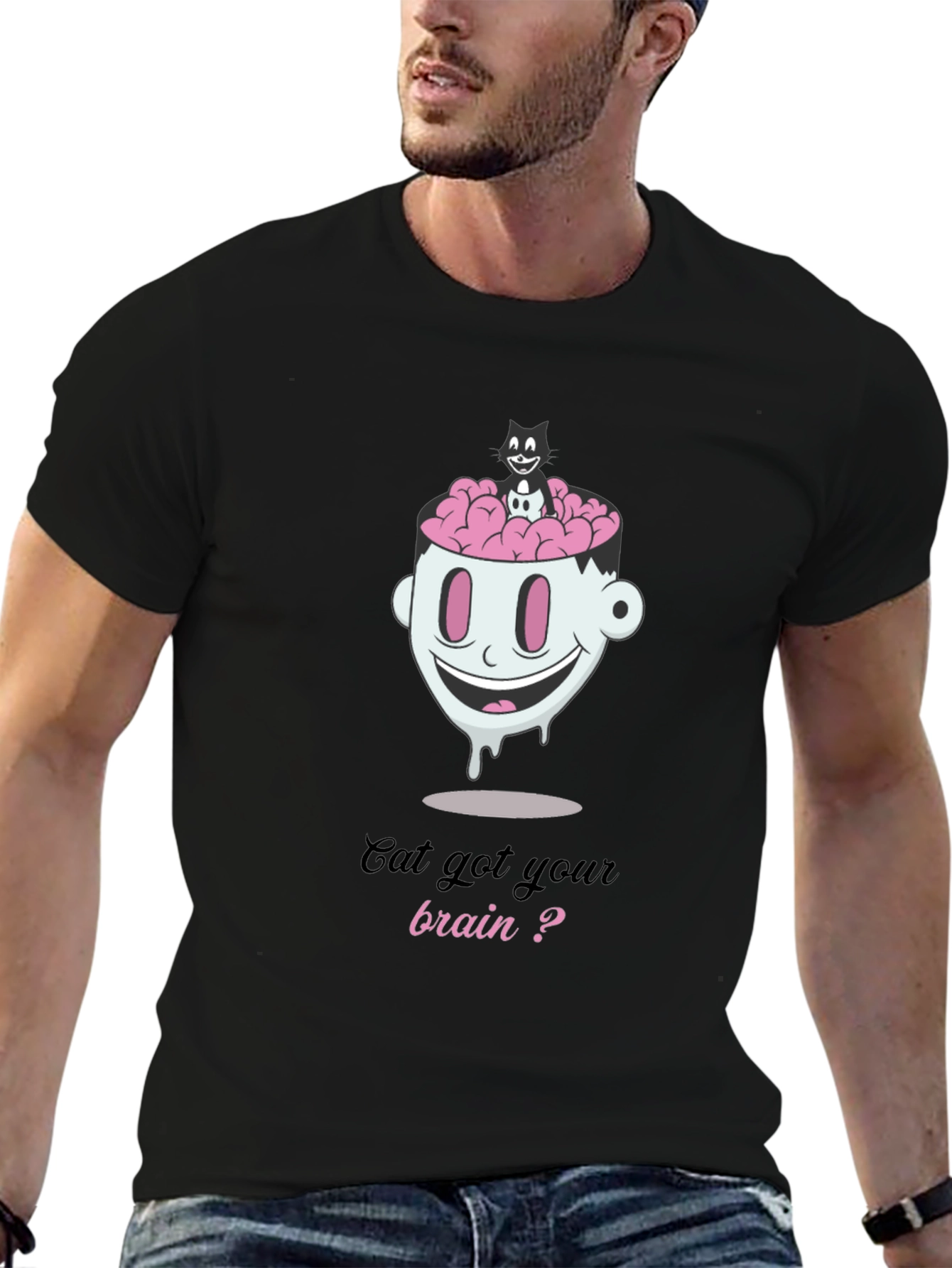 Cat Got Your Brain? Graphic Tee