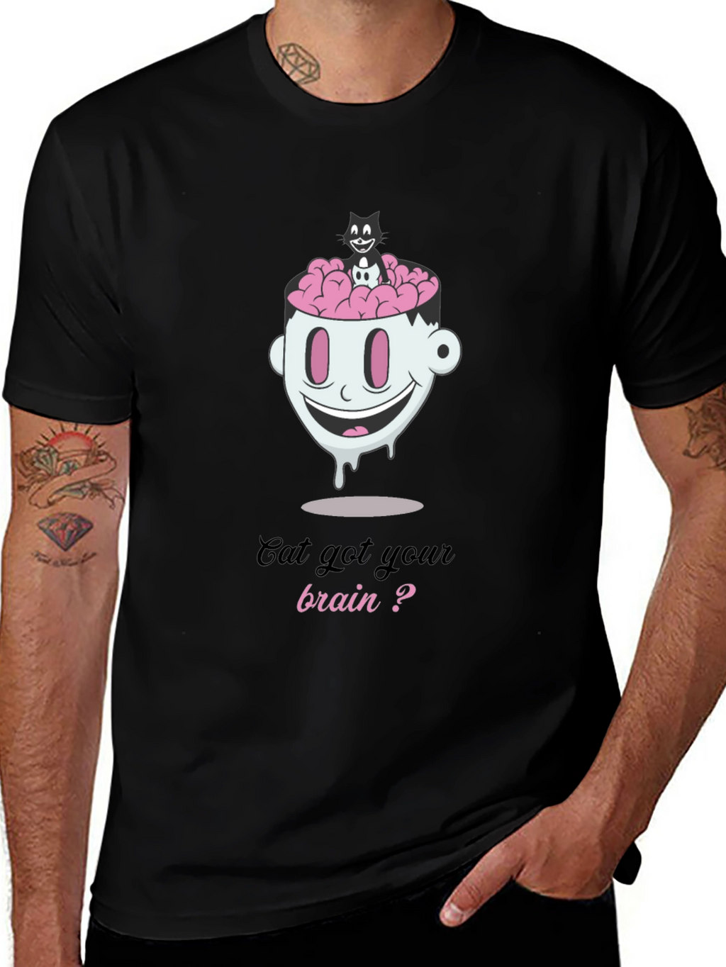 Cat Got Your Brain? Graphic Tee