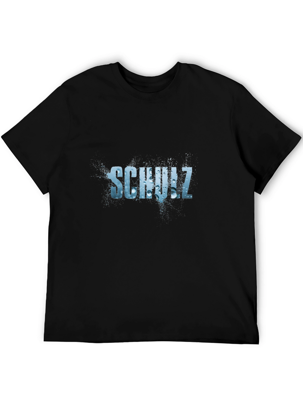 Schulz Graphic Print Black T-Shirt