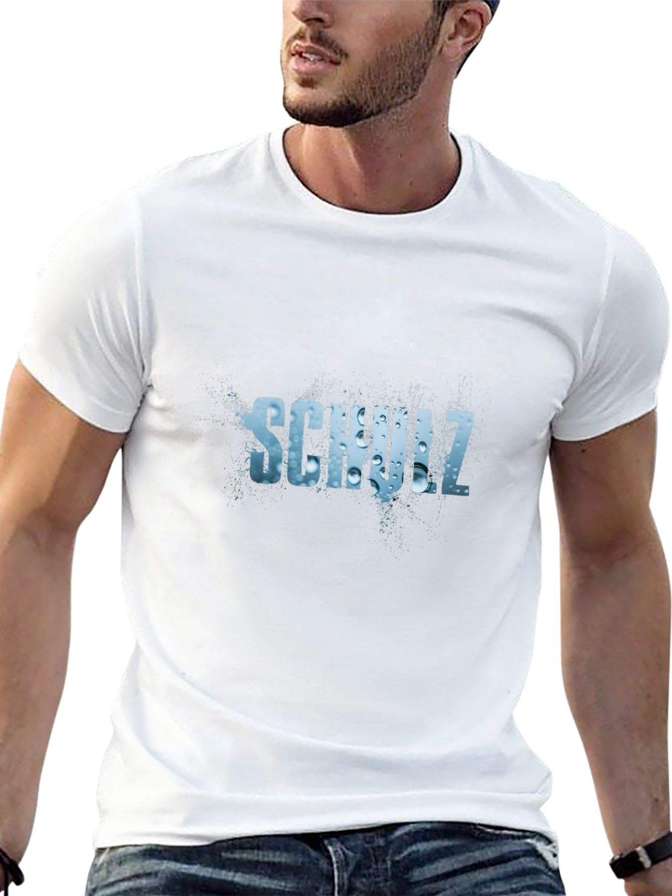Schulz Graphic Print Black T-Shirt