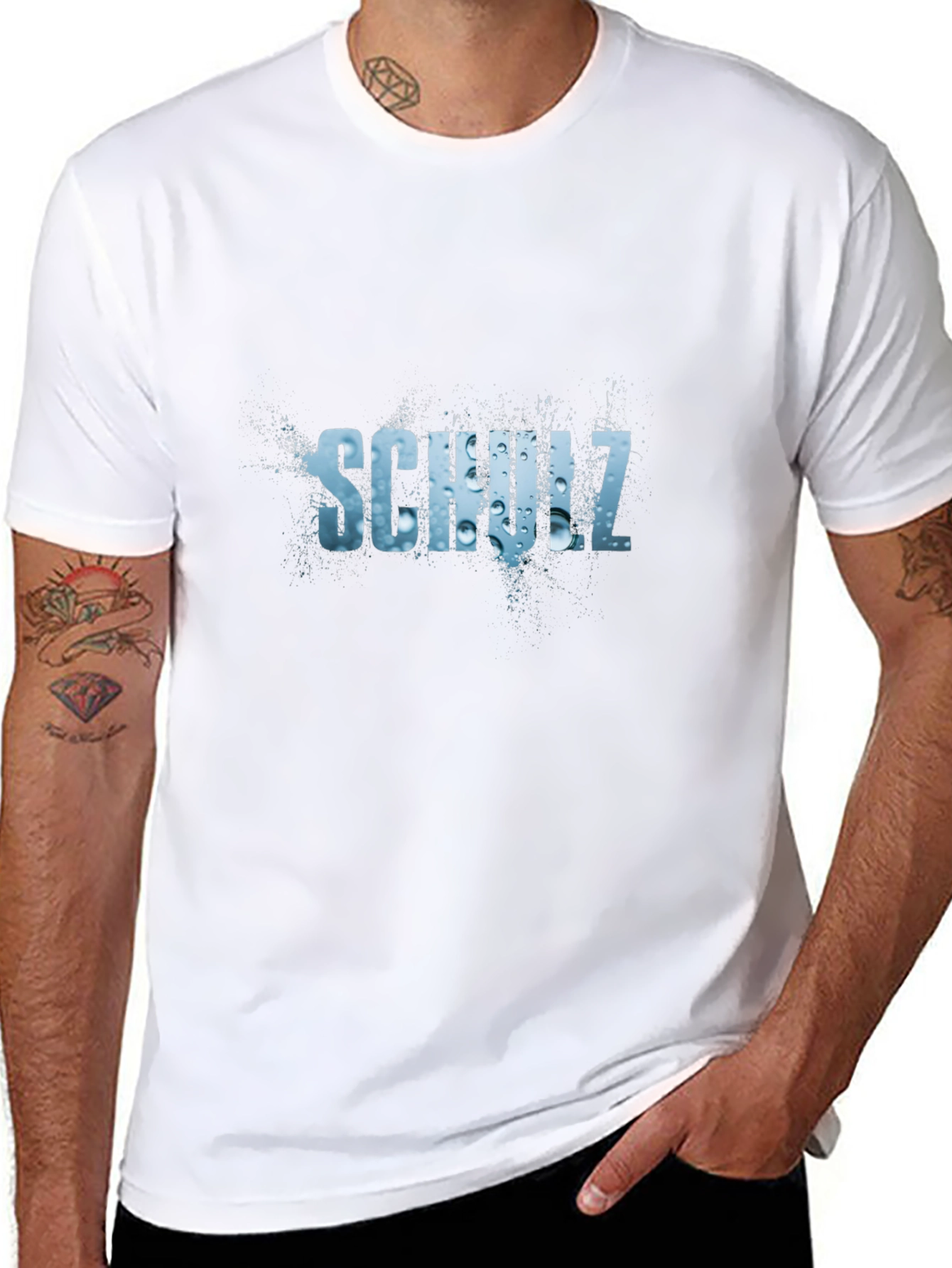 Schulz Graphic Print Black T-Shirt