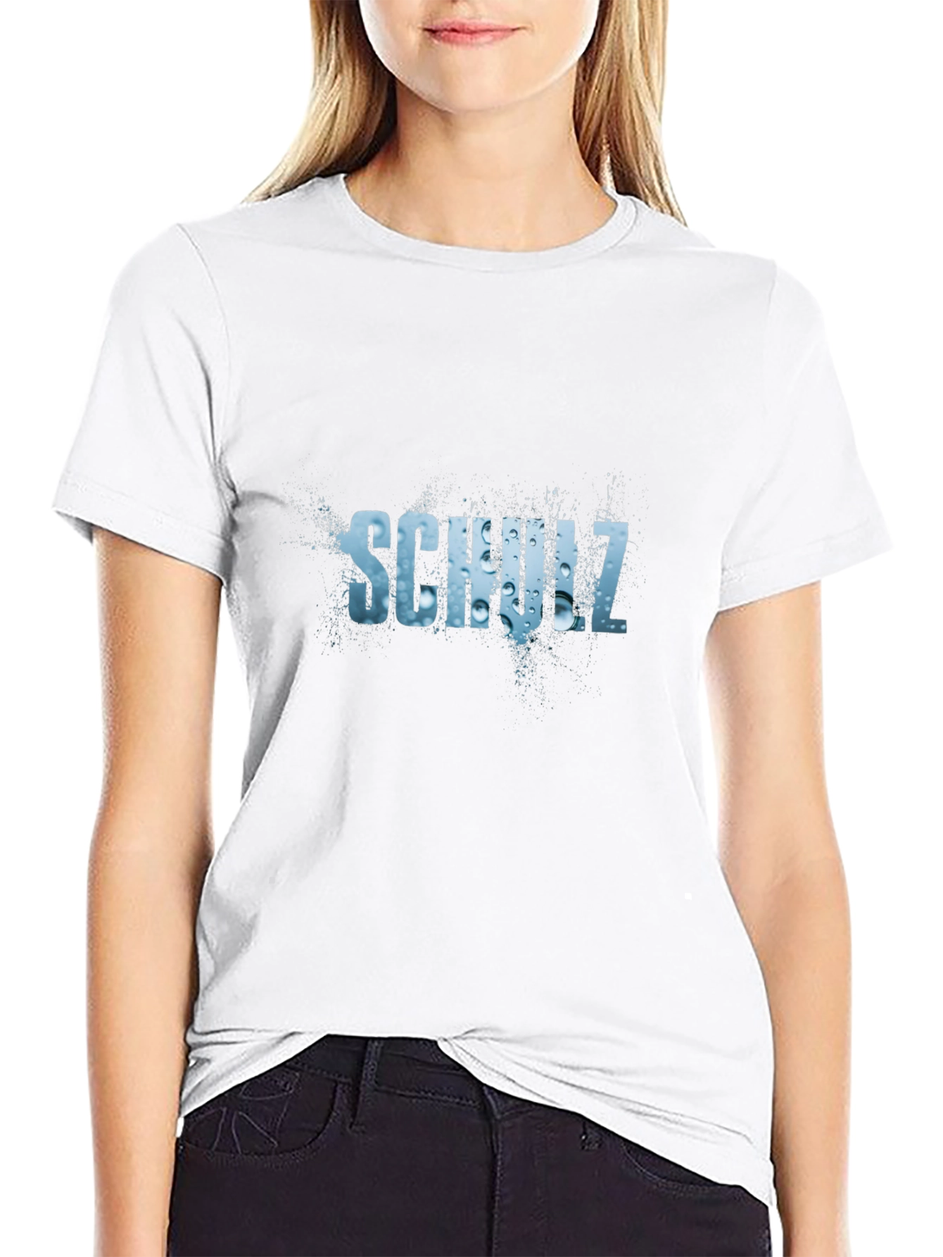 Schulz Graphic Print Black T-Shirt