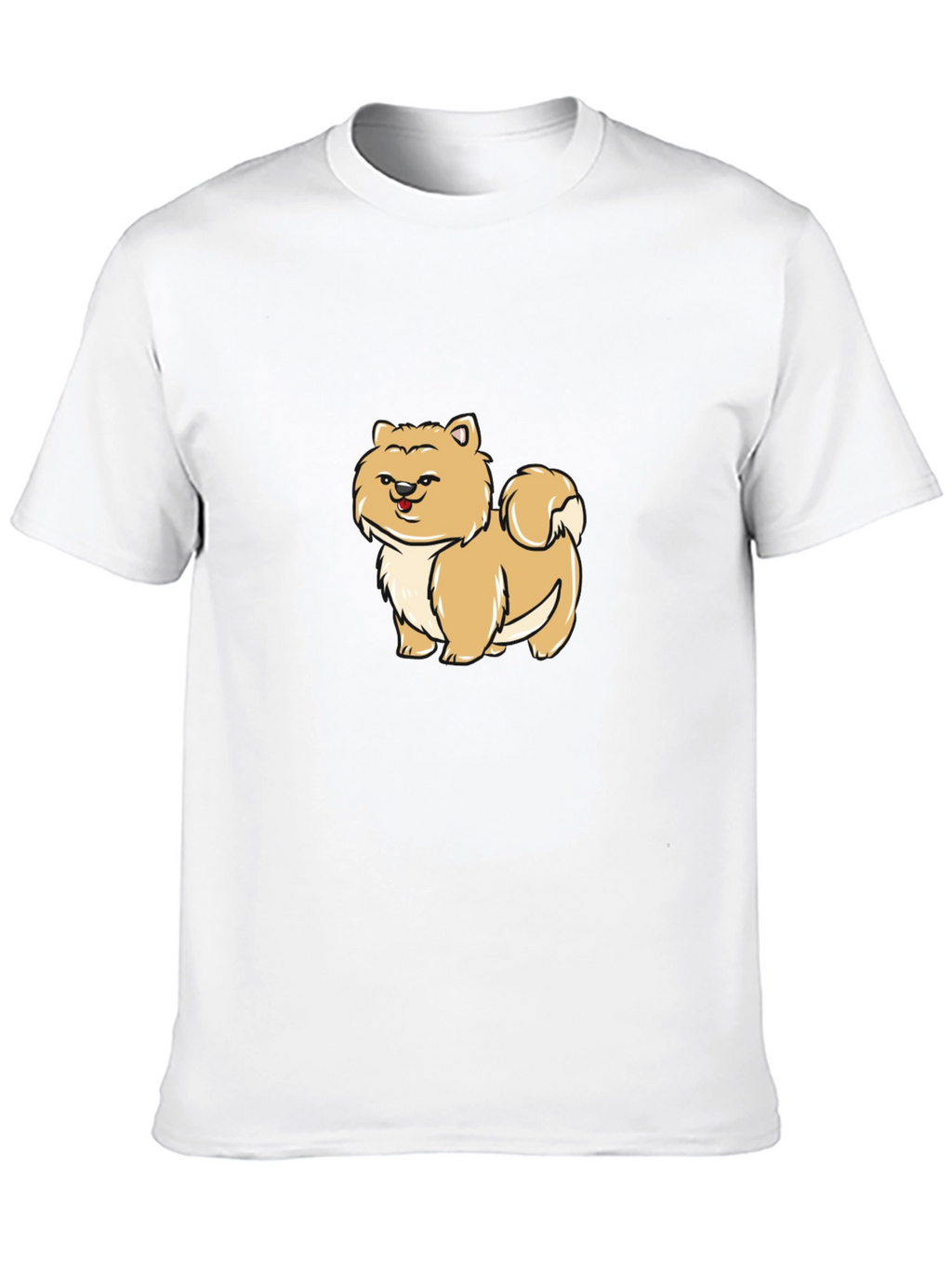 Cute Pomeranian Dog Graphic T-Shirt