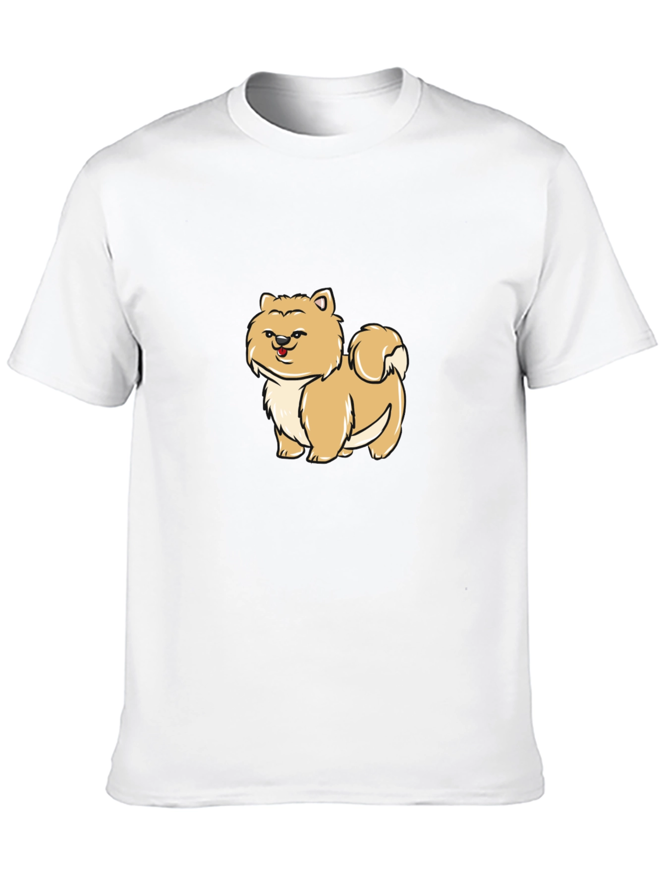 Cute Pomeranian Dog Graphic T-Shirt