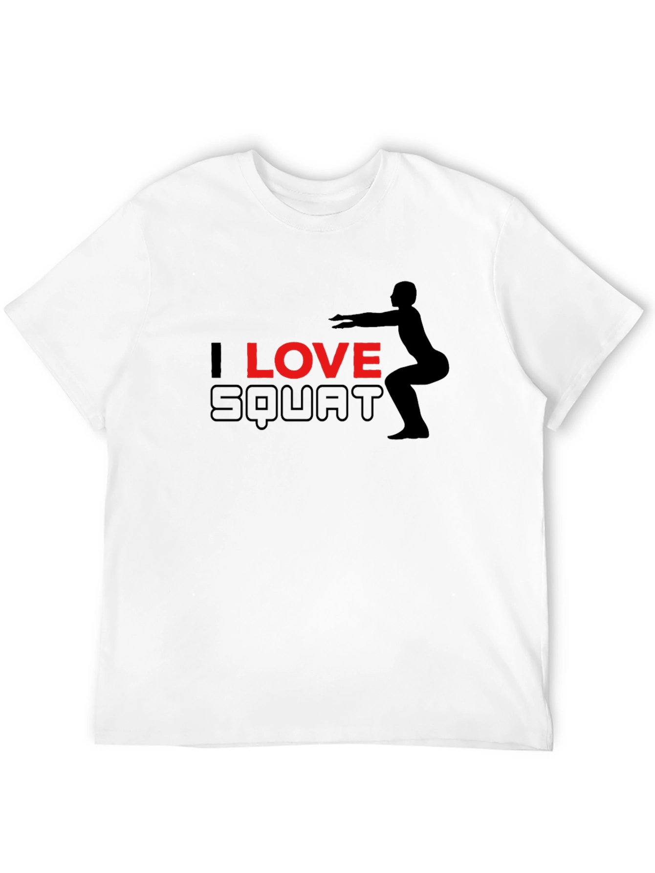 I Love Squat Black T-Shirt