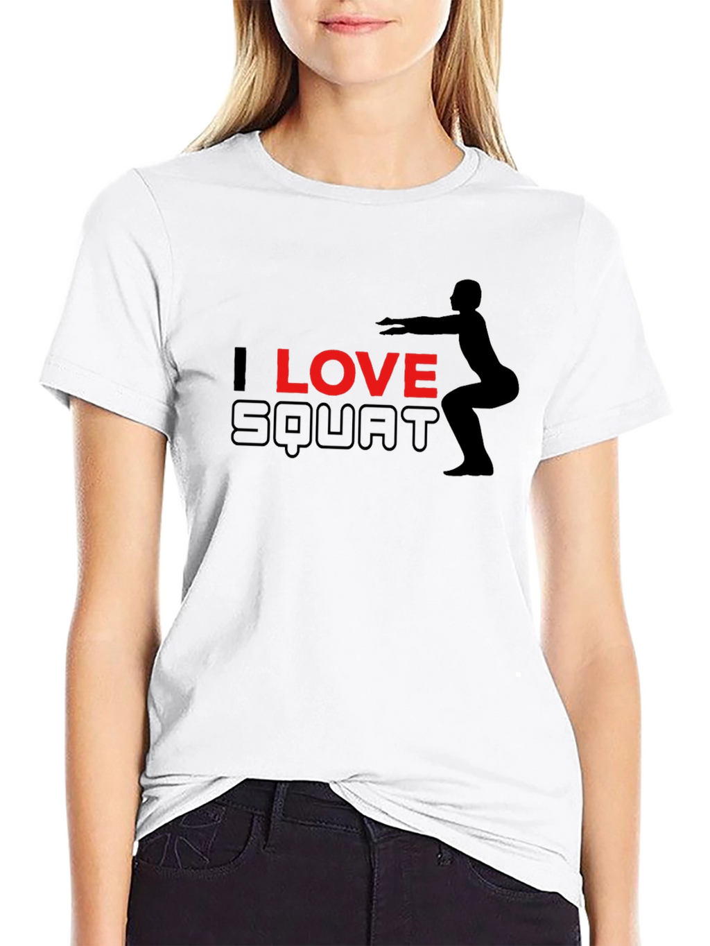 I Love Squat Black T-Shirt
