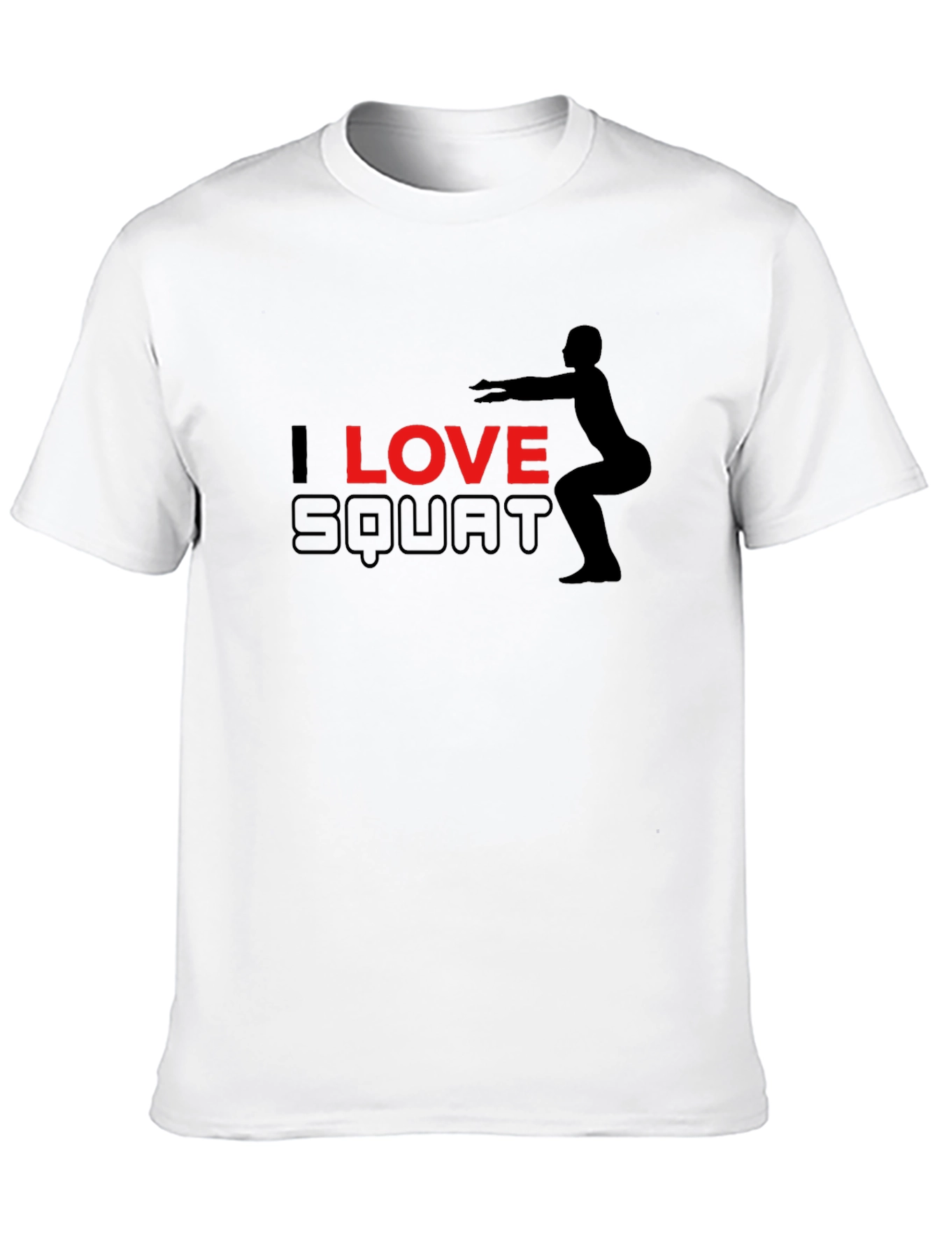 I Love Squat Black T-Shirt