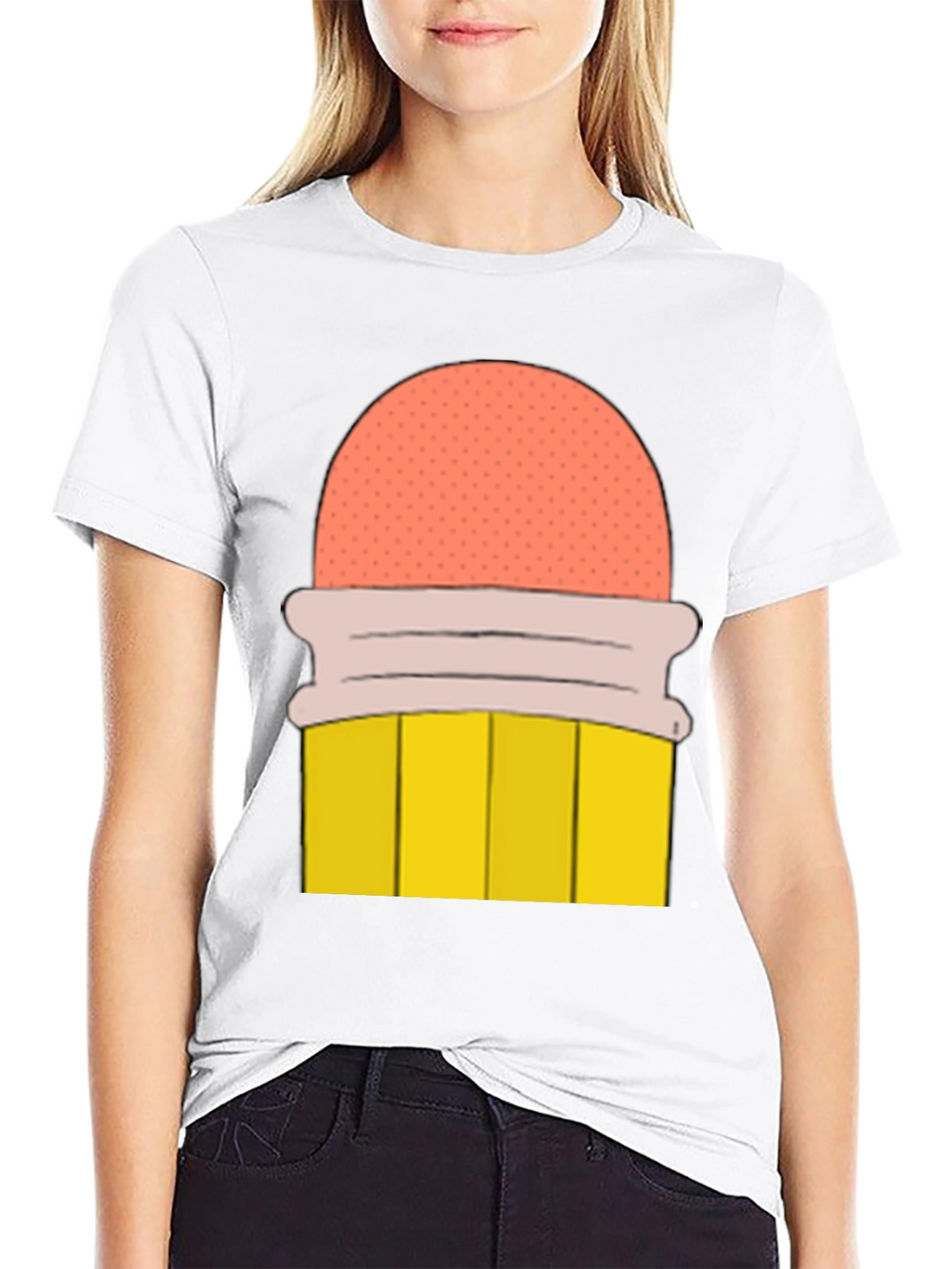 Pencil T-Shirt - Cartoon Graphic Tee