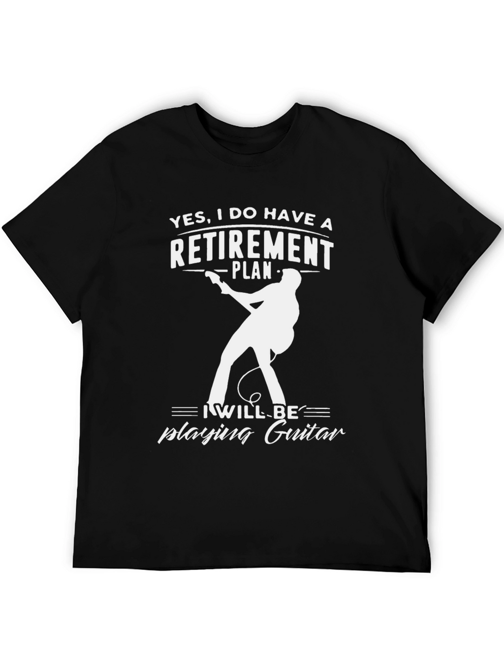 Retirement Guitar T-Shirt - Musician Gift