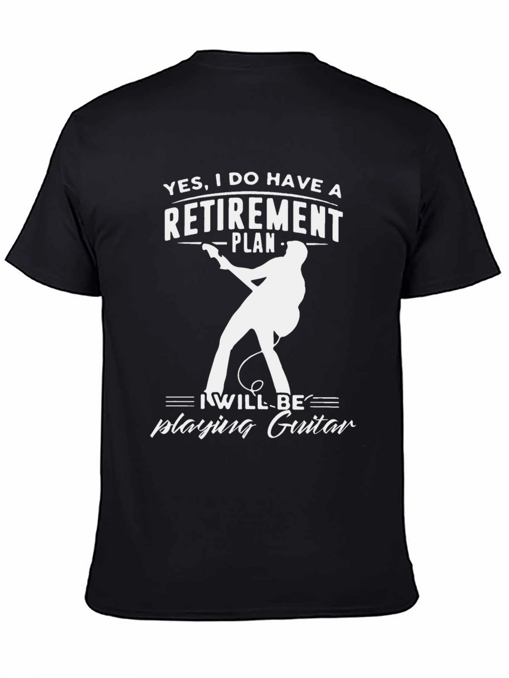 Retirement Guitar T-Shirt - Musician Gift