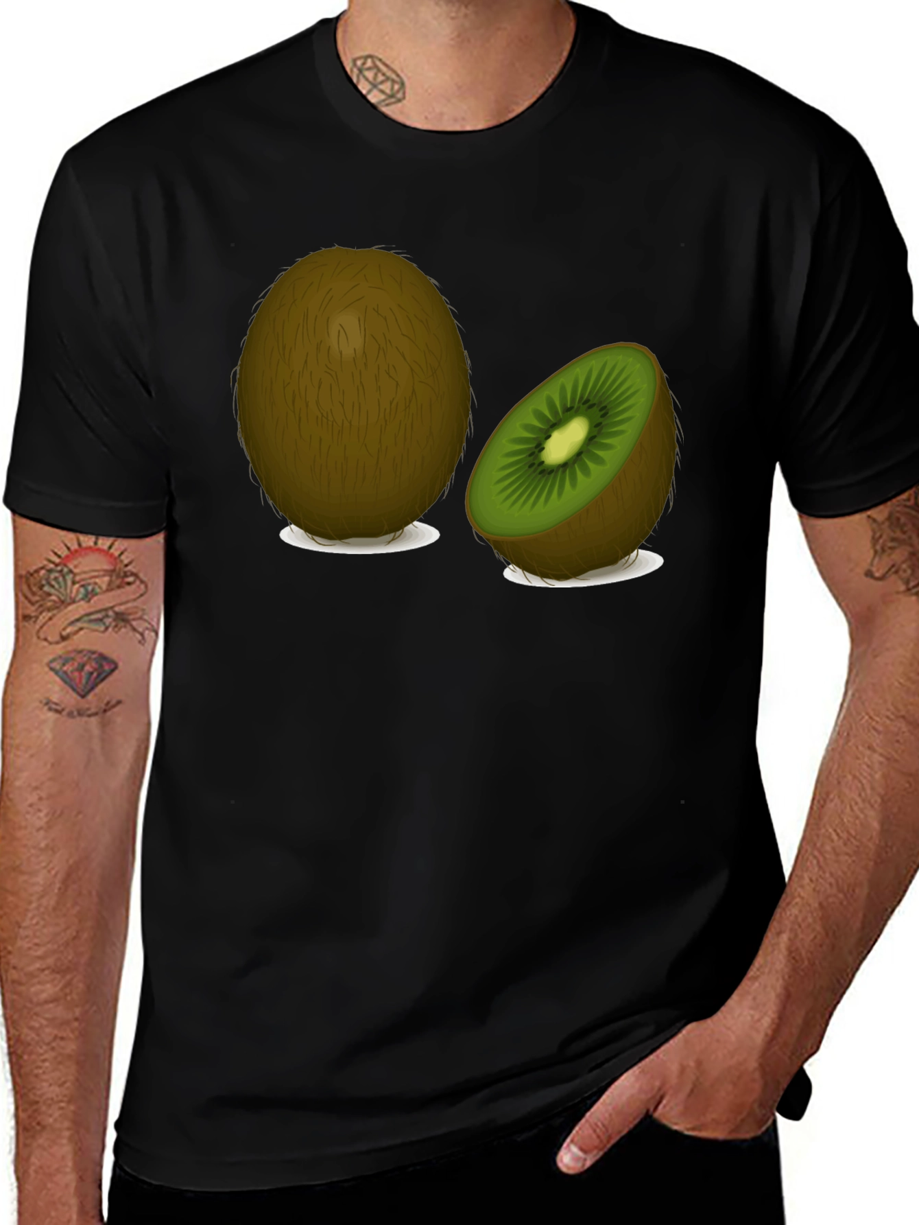 Kiwi Fruit Graphic Tee - Fresh & Fun