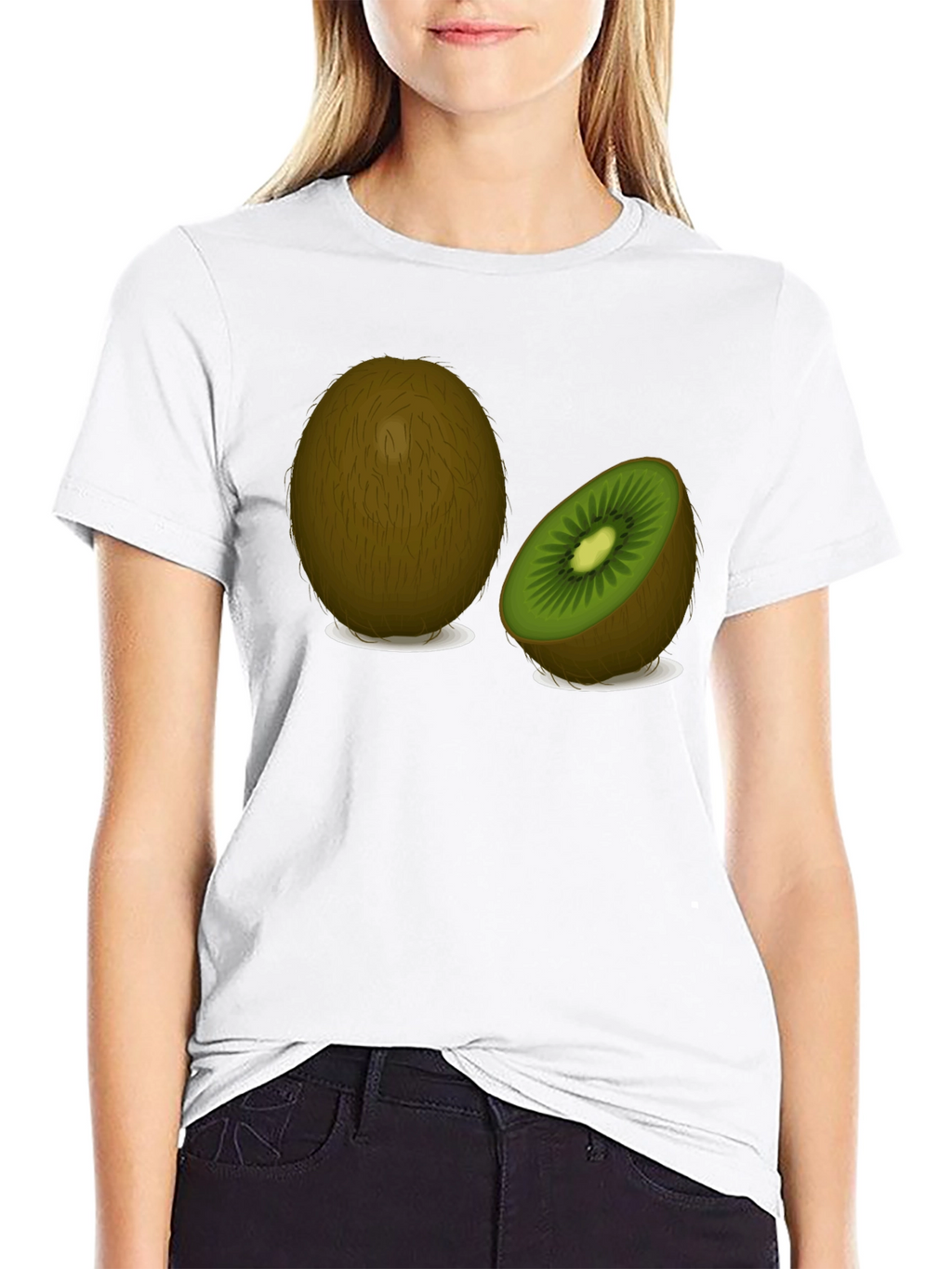 Kiwi Fruit Graphic Tee - Fresh & Fun