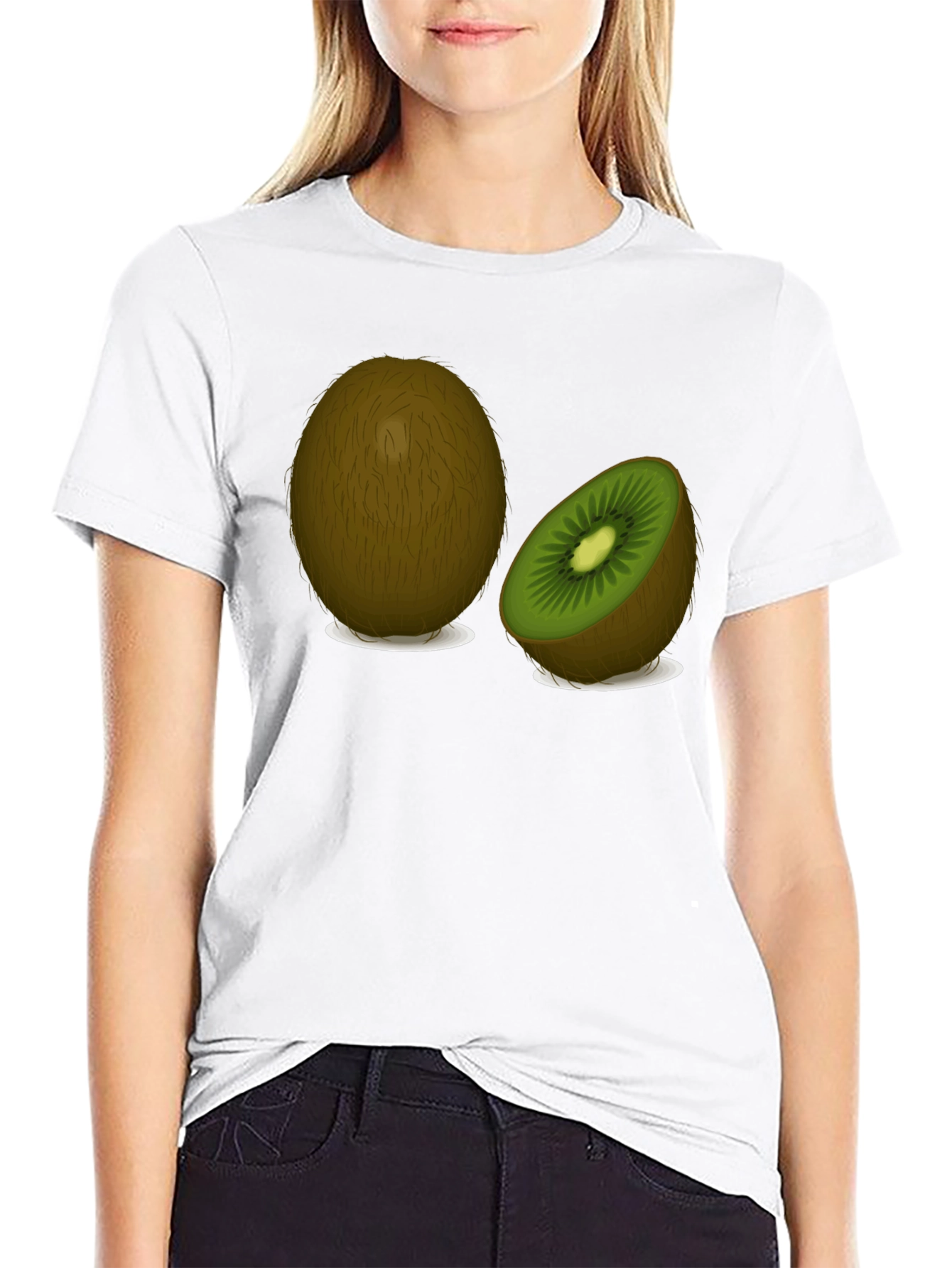 Kiwi Fruit Graphic Tee - Fresh & Fun