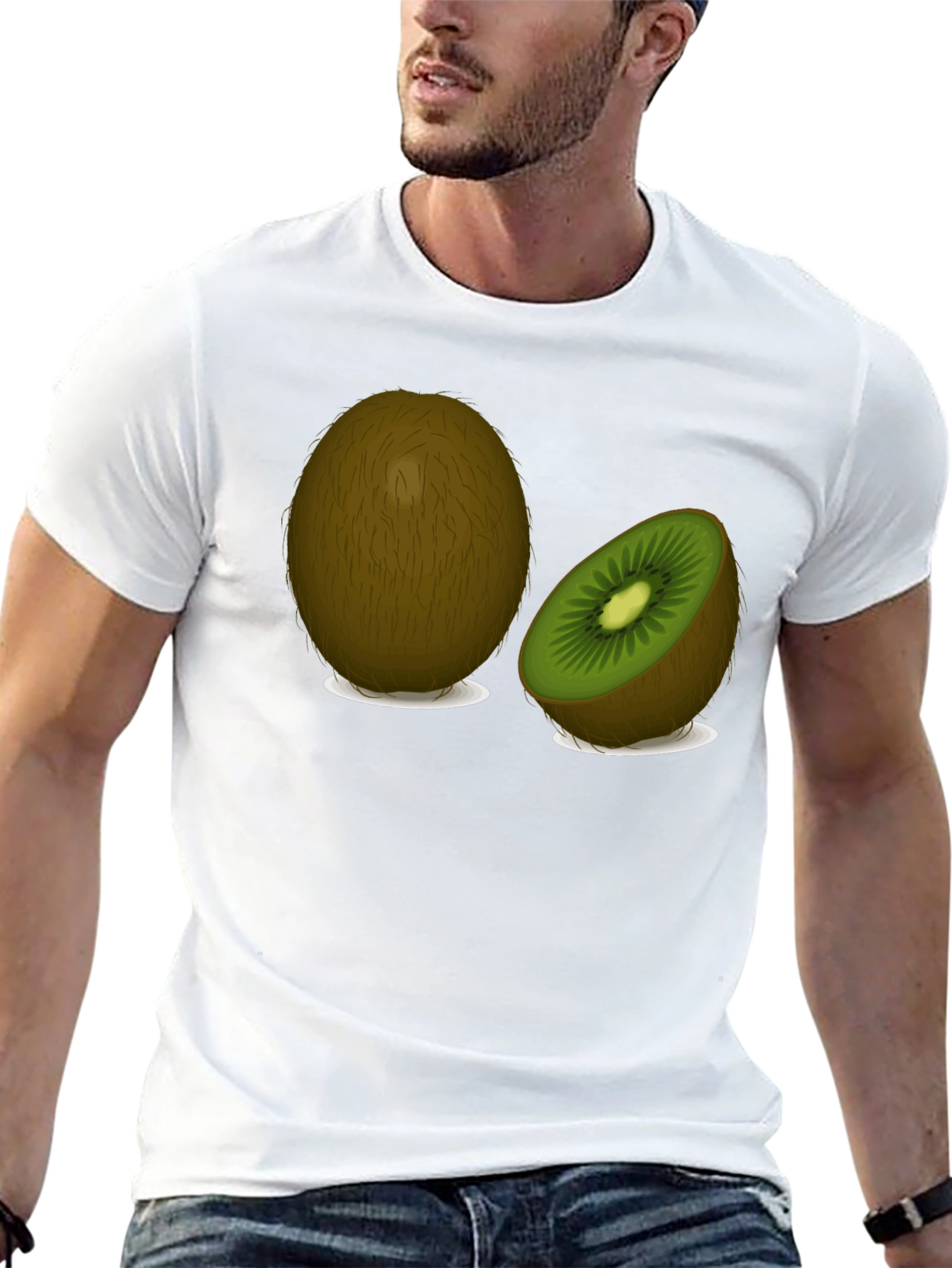 Kiwi Fruit Graphic Tee - Fresh & Fun