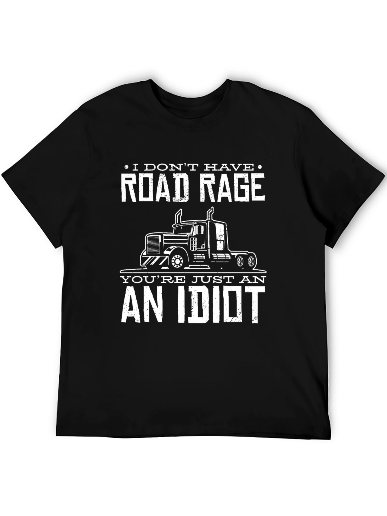 Road Rage Trucker T-Shirt Funny Slogan Tee