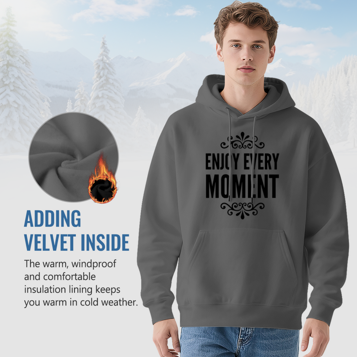 Premium Graphic Hoodie - Unique Artistic Design Pullover #0583