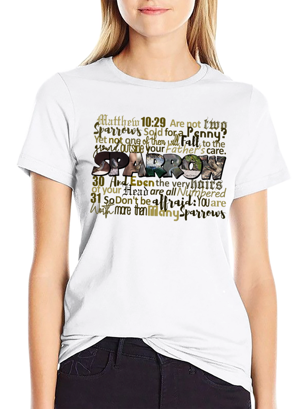 Matthew 10:29 Sparrow T-Shirt