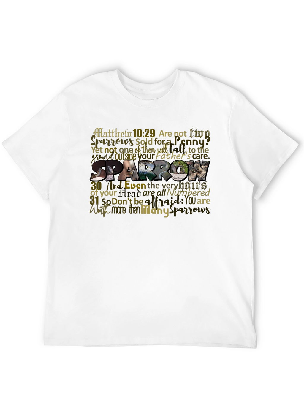 Matthew 10:29 Sparrow T-Shirt