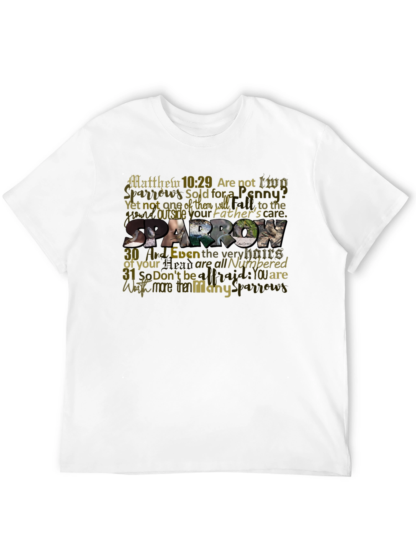 Matthew 10:29 Sparrow T-Shirt