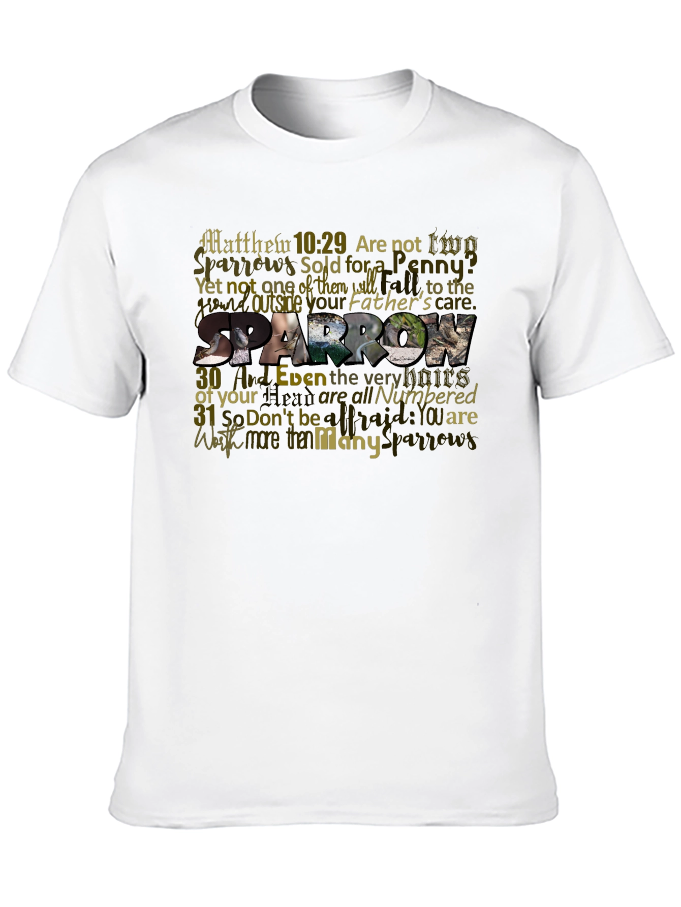 Matthew 10:29 Sparrow T-Shirt