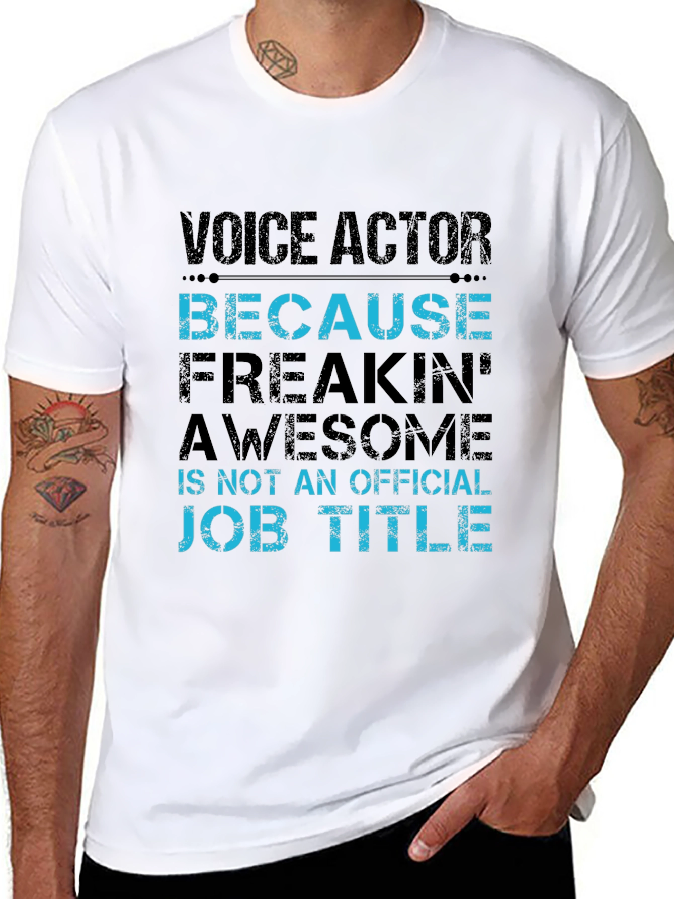 Voice Actor Awesome Job Title T-Shirt