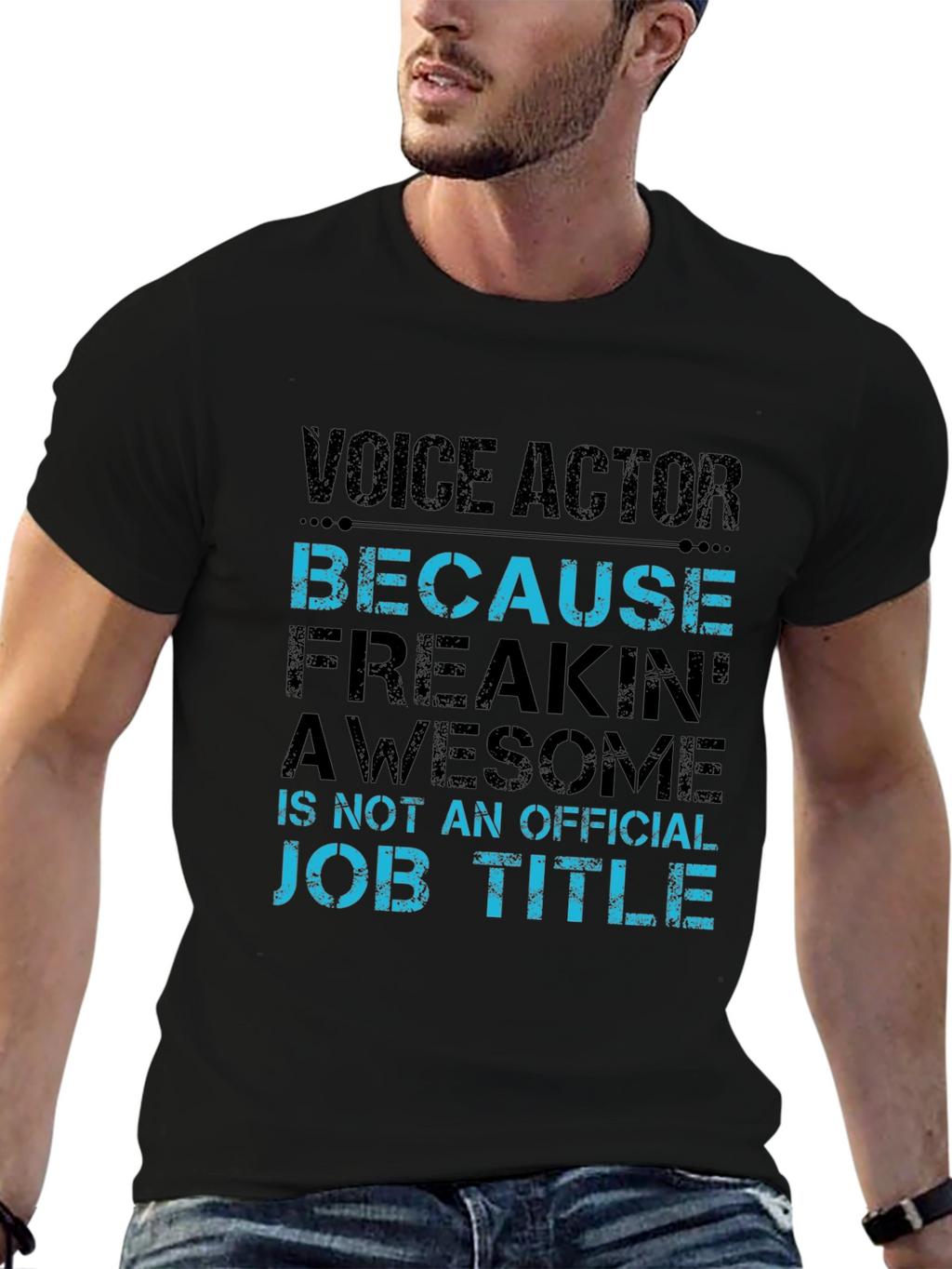 Voice Actor Awesome Job Title T-Shirt