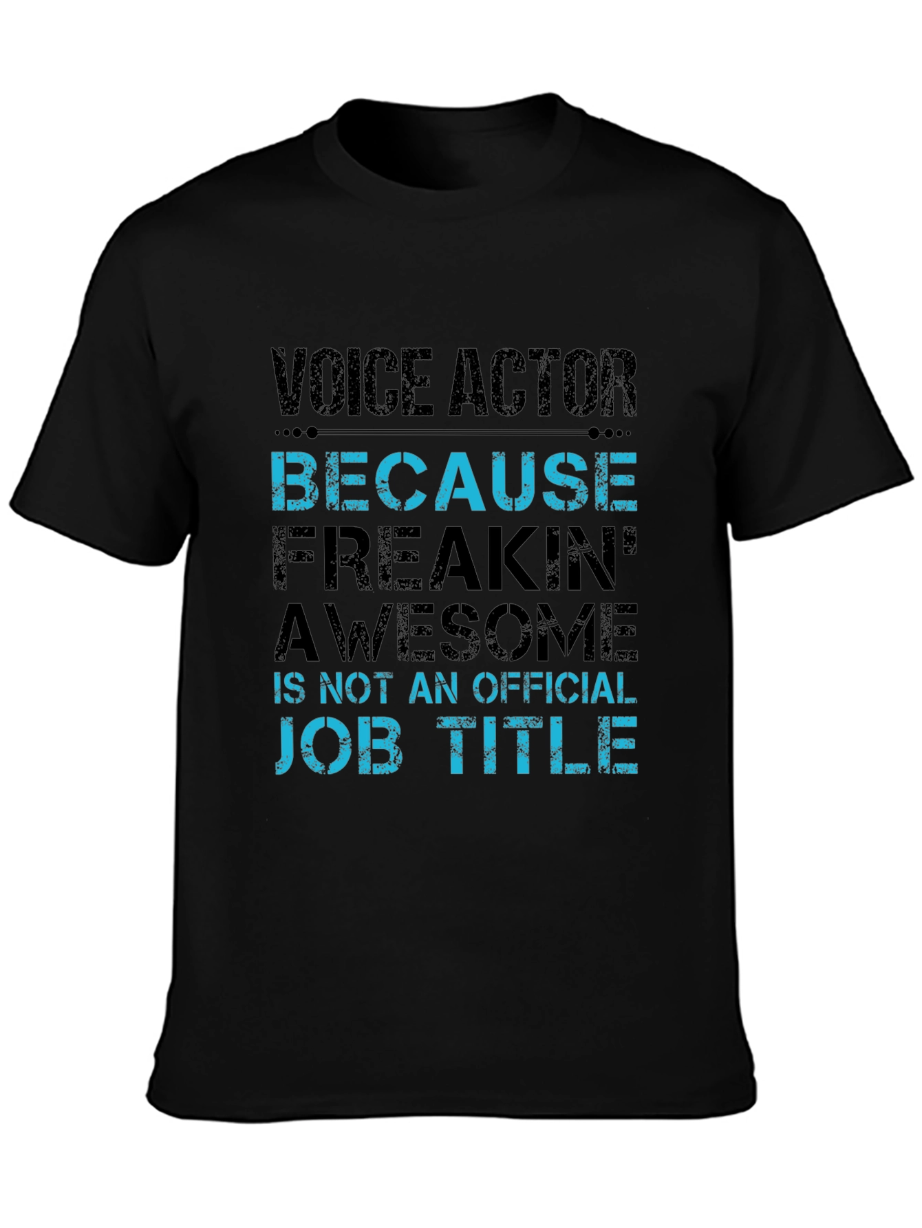 Voice Actor Awesome Job Title T-Shirt