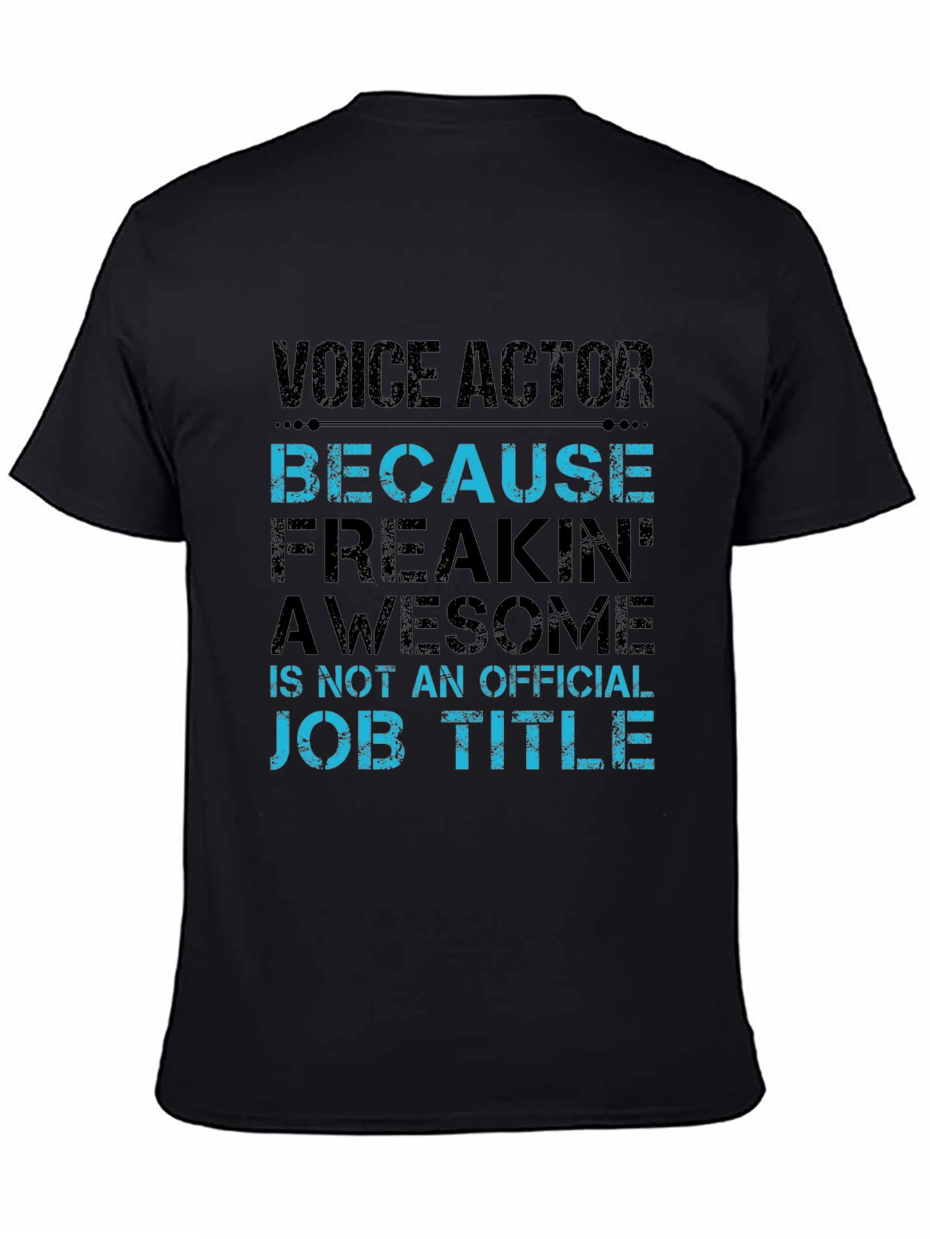 Voice Actor Awesome Job Title T-Shirt
