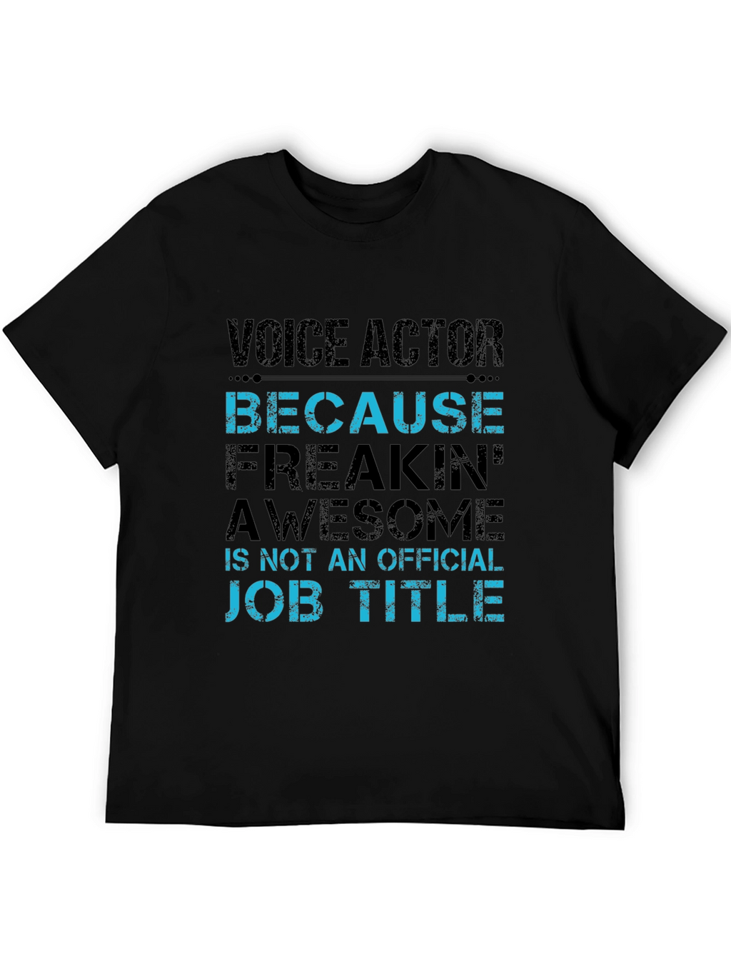 Voice Actor Awesome Job Title T-Shirt