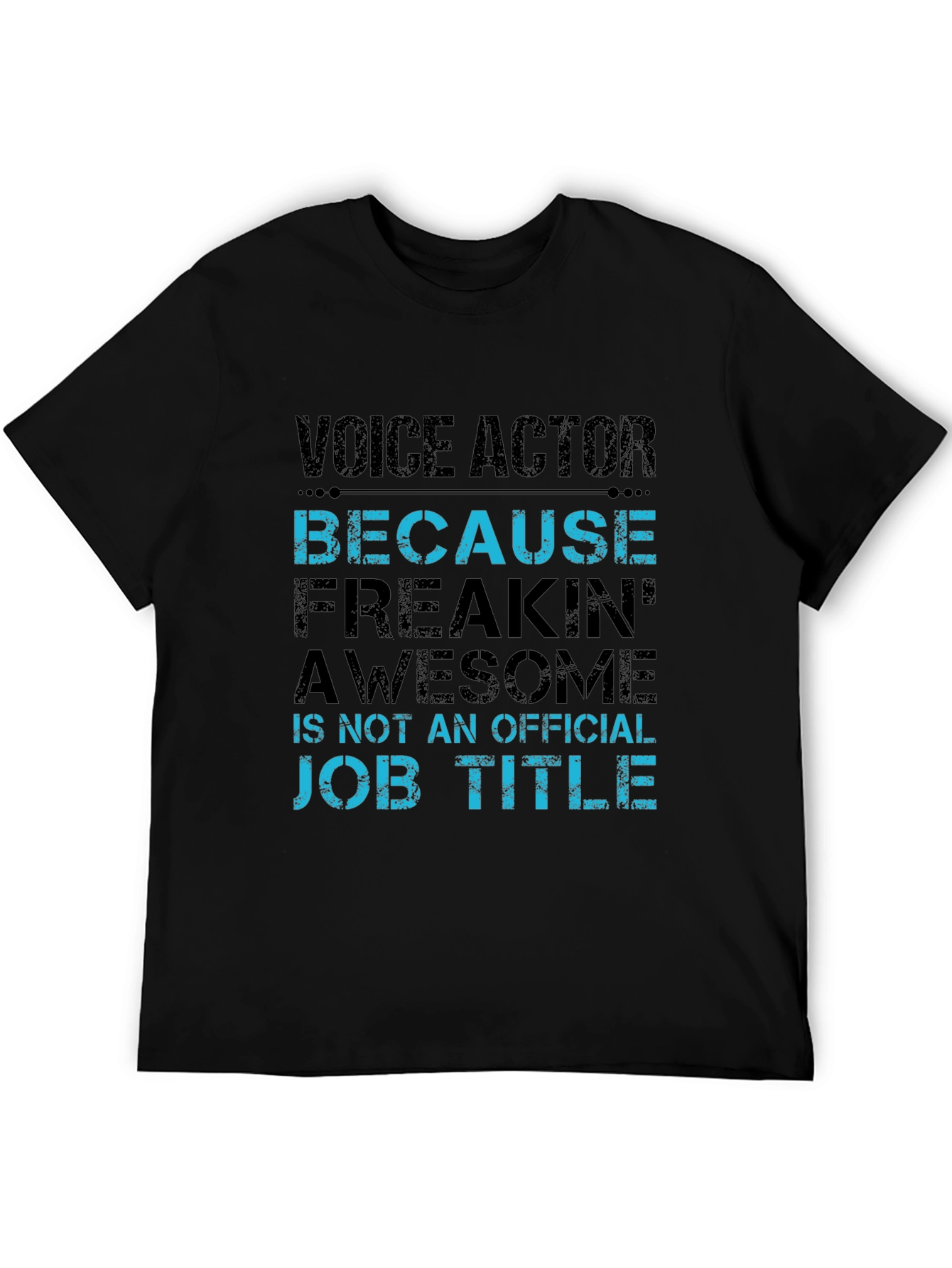 Voice Actor Awesome Job Title T-Shirt